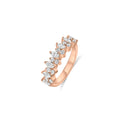 Rose Gold Marquise Diamond Band